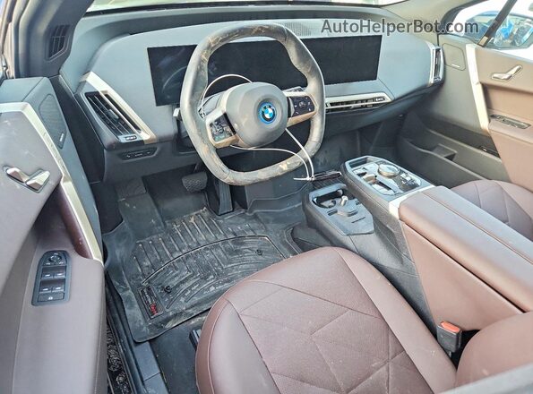 WB523CF07SCS85866 2025 BMW IX Blue Вид панелі приладів