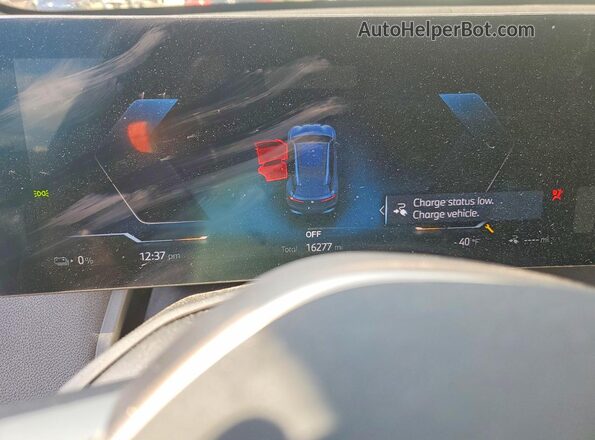 WB523CF07SCS85866 2025 BMW IX Blue Вид щитка приладів