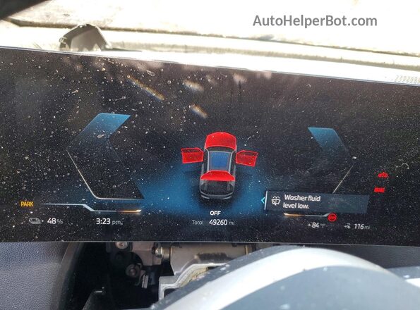 WB523CF08RCP23479 2024 BMW IX Gray Սարքավորումների վահանակի տեսք