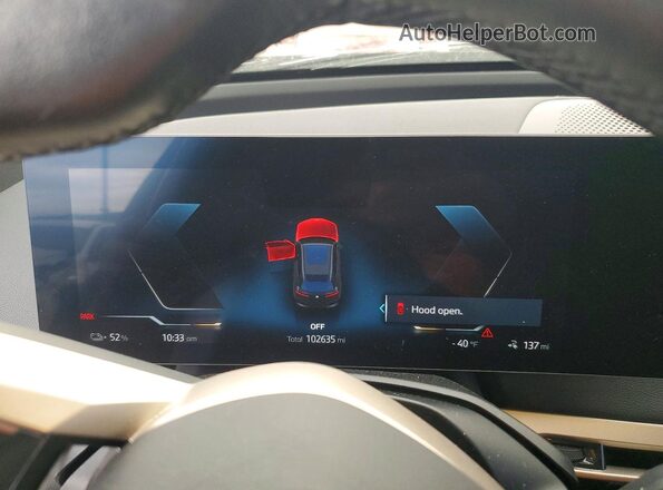 WB523CF08RCP54392 2024 BMW IX Black Вид щитка приладів