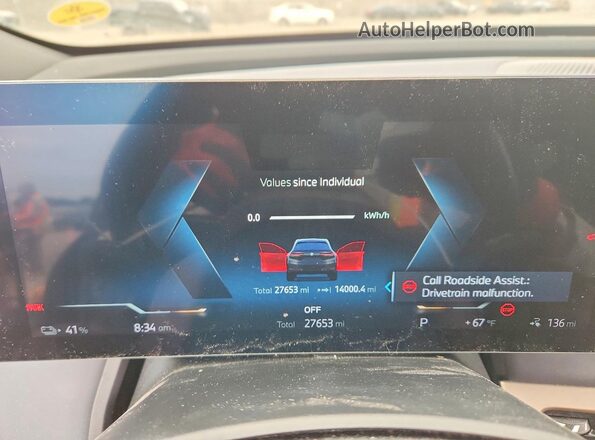 WB523CF0XRCP95512 2024 BMW IX Черный Вид щитка приборов