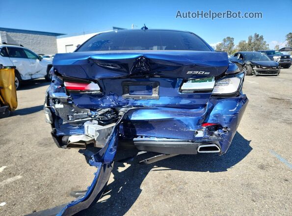 WBA13AG00PCL98372 2023 BMW 5 SERIES Blue Հետևի տեսք
