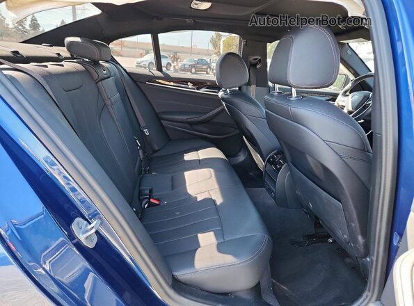 WBA13AG00PCL98372 2023 BMW 5 SERIES Blue Հետևի նստատեղերի տեսք