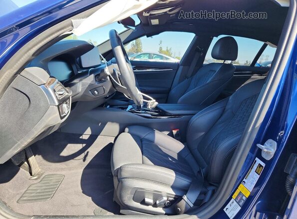 WBA13AG00PCL98372 2023 BMW 5 SERIES Blue Սալոնի դիմացի տեսք