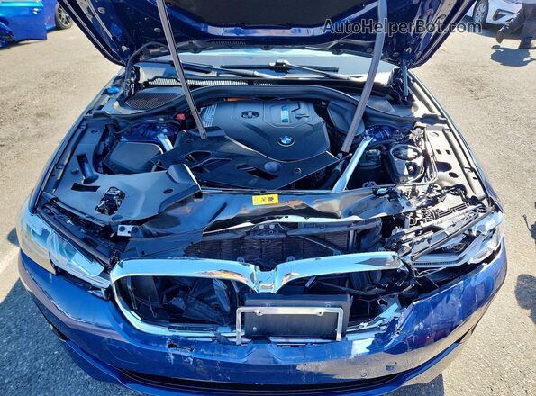 WBA13AG00PCL98372 2023 BMW 5 SERIES Blue Սալոնի հետևի տեսք