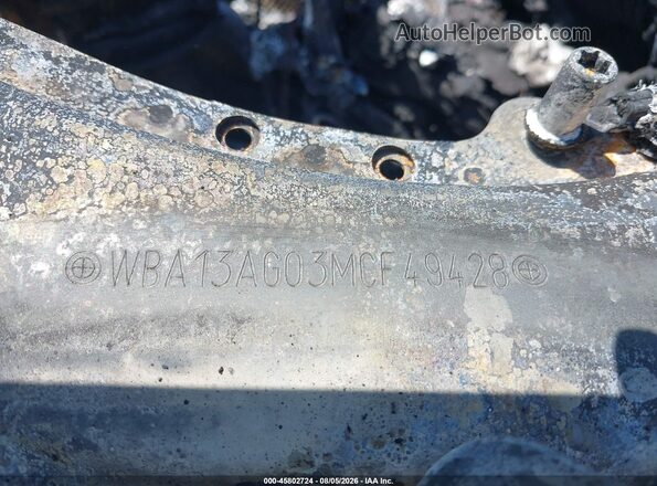 WBA13AG03MCF49428 2021 BMW 5 SERIES Black ძრავის განყოფილების ხედი