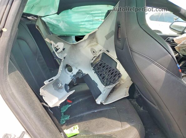 WBA13AL01L7G28075 2020 BMW M2 White Rear seats view