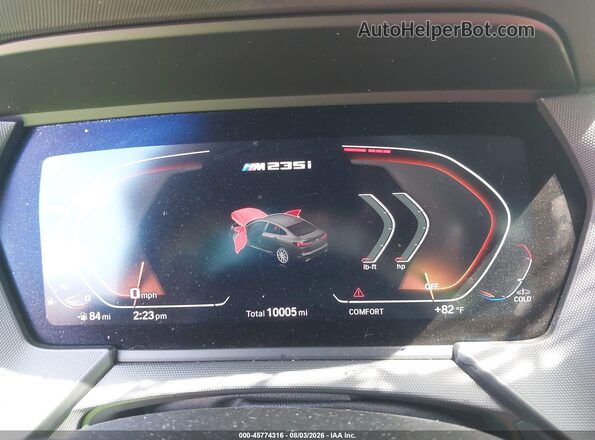 WBA13AL01R7R18340 2024 BMW M2 Gray Widok tylnych siedzeń
