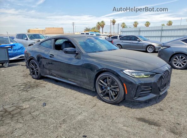 WBA13AR04MCF72259 2021 BMW M4 Black Delantero derecho