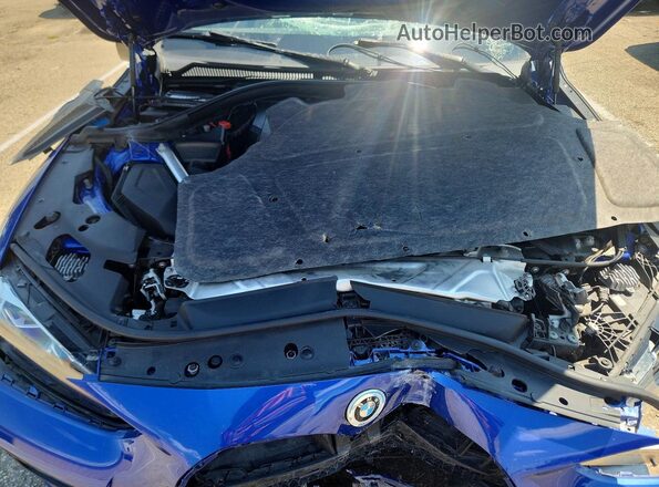 WBA13AR05MCG01347 2021 BMW M4 Blue Вид задньої частини салону