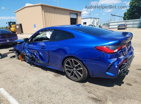 WBA13AR05MCG01347 2021 BMW M4 Blue Задня ліва чверть