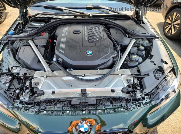 WBA13AR09MCH19725 2021 BMW M4 Зеленый Вид задней части салона