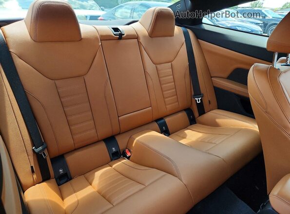 WBA13AR09MCH19725 2021 BMW M4 Зеленый Вид задних сидений