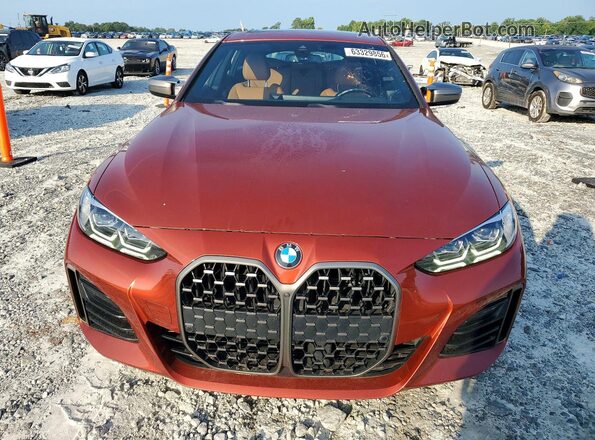 WBA13AW02RFR42762 2024 BMW M4 Orange Вид спереду