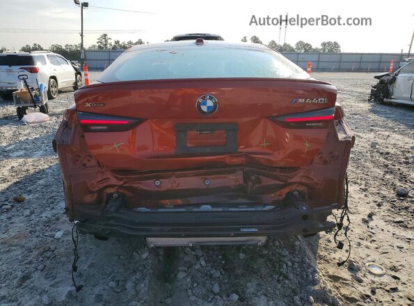 WBA13AW02RFR42762 2024 BMW M4 Orange Вид ззаду