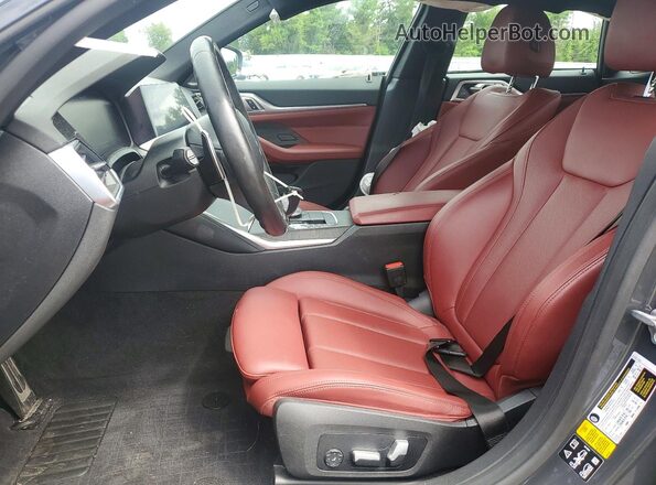 WBA13AW03PFN61838 2023 BMW M4 Gray Вид салону спереду