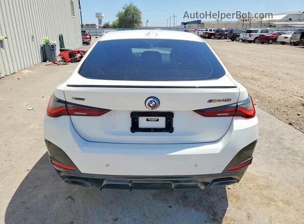 WBA13AW05PFN53630 2023 BMW M4 White Widok z tyłu