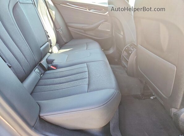 WBA13BJ00MWX06553 2021 BMW 5 SERIES Gray Rear seats view
