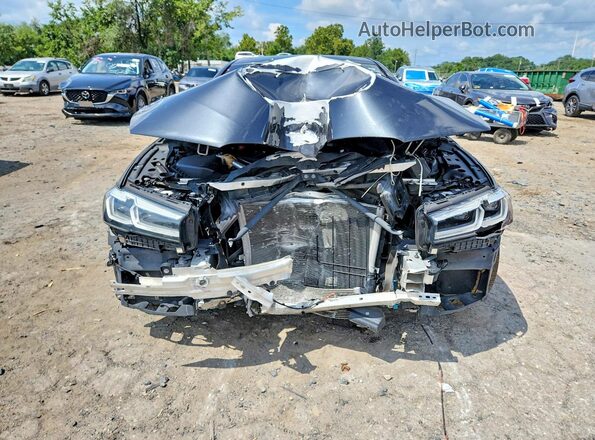 WBA13BJ02MCG07558 2021 BMW 5 SERIES Charcoal უკანა ხედი