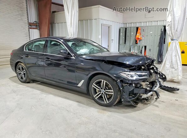 WBA13BJ06MWX27634 2021 BMW 5 SERIES Black წინა მარჯვენა