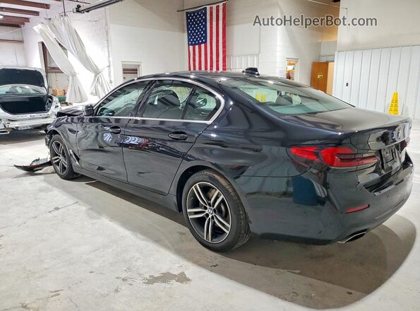 WBA13BJ06MWX27634 2021 BMW 5 SERIES Black უკანა მარცხენა