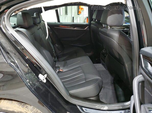 WBA13BJ06MWX27634 2021 BMW 5 SERIES Black უკანა სავარძლების ხედი