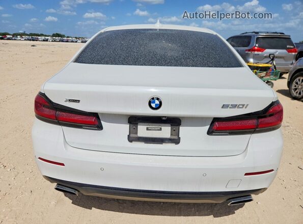 WBA13BJ07MCF62066 2021 BMW 5 SERIES White Vista trasera
