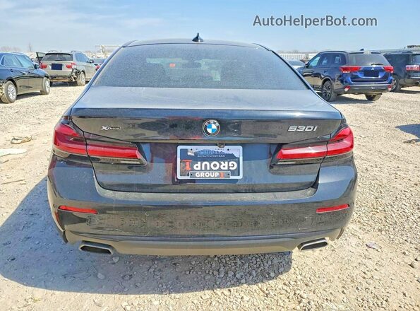 WBA13BJ07PWY01664 2023 BMW 5 SERIES Black Rear view
