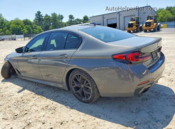WBA13BJ09NCJ42744 2022 BMW 5 SERIES Gray უკანა მარცხენა
