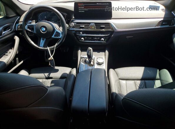 WBA13BJ09NCJ42744 2022 BMW 5 SERIES Gray წინა პანელის ხედი