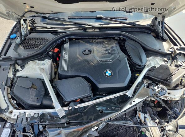 WBA13BJ09NWX57079 2022 BMW 5 SERIES White Vista interior trasera