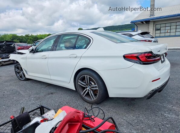 WBA13BJ09NWX57079 2022 BMW 5 SERIES White Trasero izquierdo