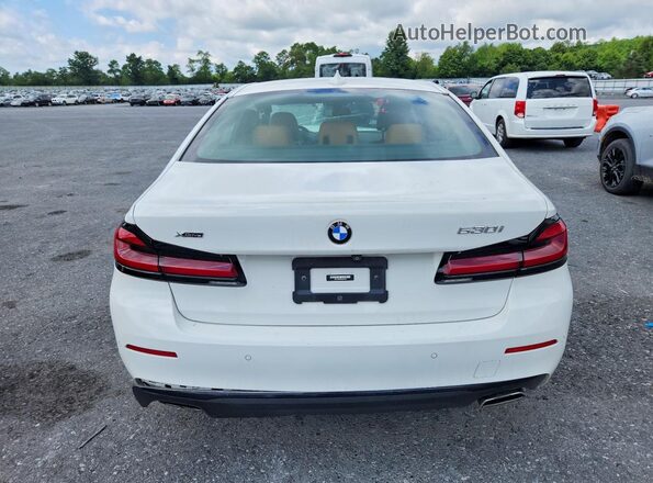 WBA13BJ09NWX57079 2022 BMW 5 SERIES White Vista trasera