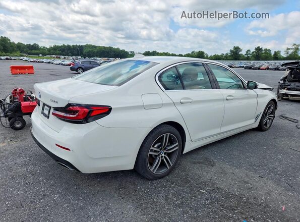 WBA13BJ09NWX57079 2022 BMW 5 SERIES White Trasero derecho