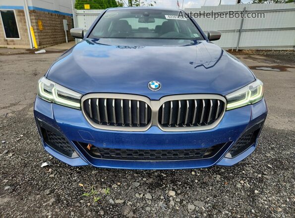 WBA13BK00PCM25650 2023 BMW M5 Blue Вид спереду