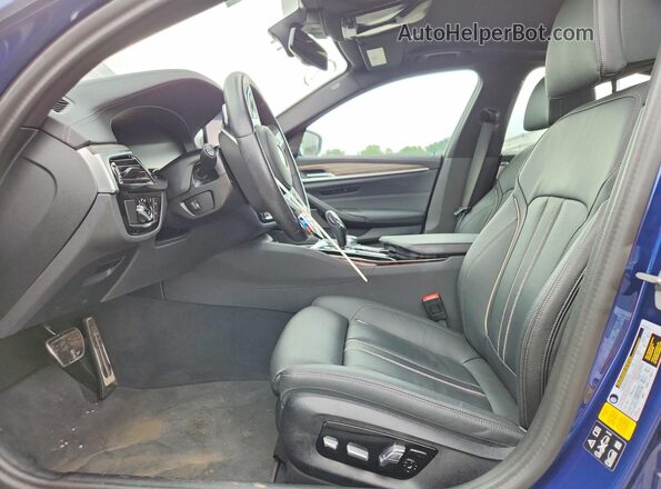 WBA13BK00PCM25650 2023 BMW M5 Blue Вид салону спереду