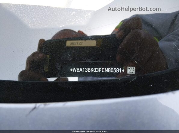 WBA13BK03PCN80581 2023 BMW M5 Gray Вид підкапотного простору