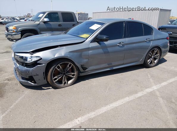 WBA13BK03PCN80581 2023 BMW M5 Gray Передня ліва чверть
