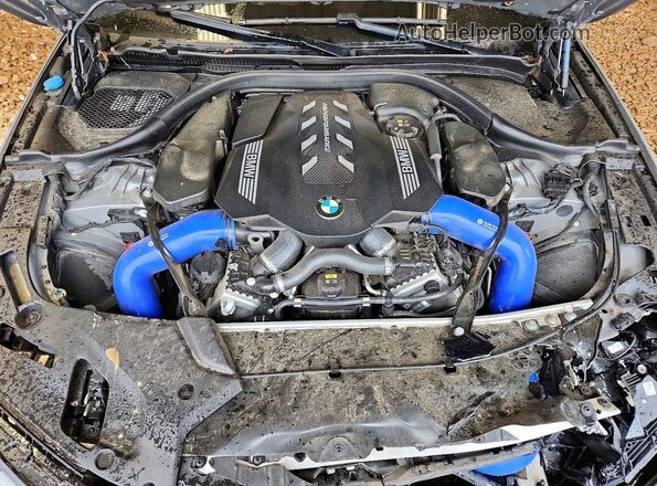 WBA13BK04MCH00208 2021 BMW M5 Gray Вид задньої частини салону