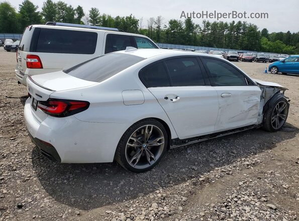 WBA13BK07MCF15411 2021 BMW M5 White Trasero derecho