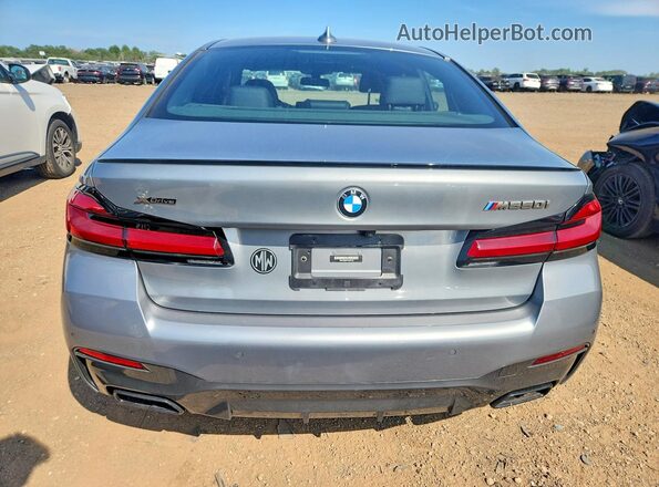 WBA13BK07PCL87107 2023 BMW M5 Gray Вид ззаду