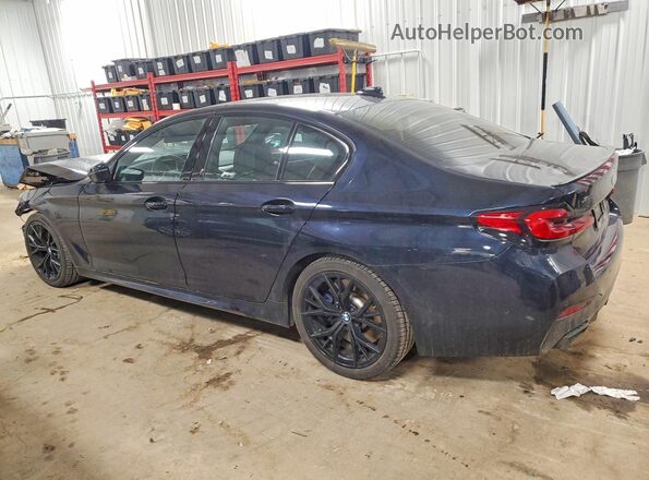 WBA13BK09MCF28578 2021 BMW M5 Blue Հետևի ձախ
