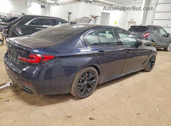 WBA13BK09MCF28578 2021 BMW M5 Blue Հետևի աջ