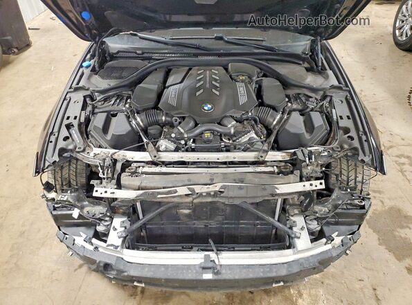 WBA13BK09MCF28578 2021 BMW M5 Blue Սալոնի հետևի տեսք