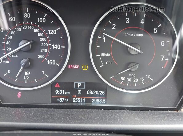 WBA1F9C56GV742427 2016 BMW 2 SERIES White Widok tylnych siedzeń