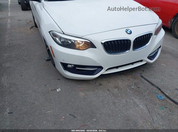 WBA1F9C56GV742427 2016 BMW 2 SERIES White Widok z przodu