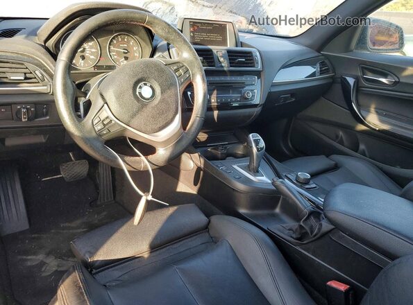 WBA1F9C57GV742548 2016 BMW 2 SERIES Black Vista del salpicadero