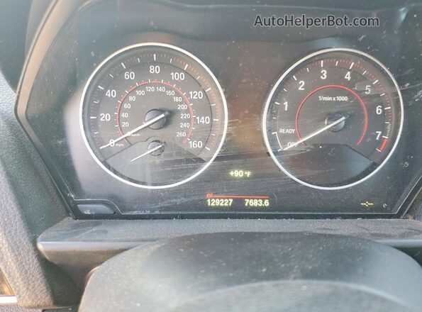WBA1F9C59GV545154 2016 BMW 2 SERIES Gray Вид щитка приладів