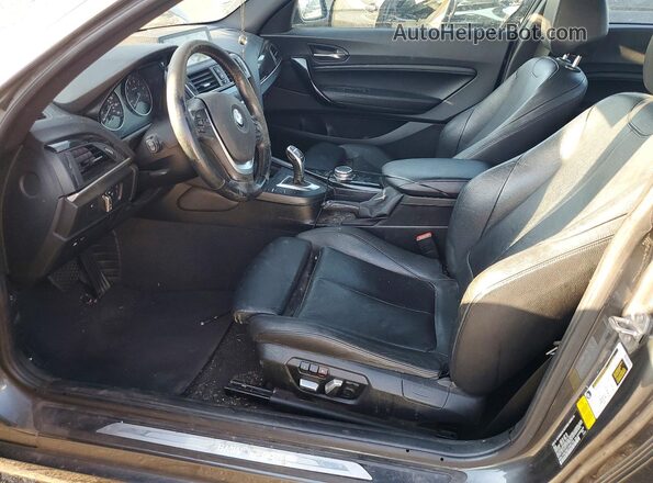 WBA1F9C59GV545154 2016 BMW 2 SERIES Gray Вид салону спереду