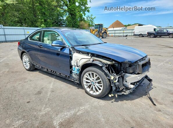 WBA1G9C57GV598870 2016 BMW 2 SERIES Blue Передня права чверть